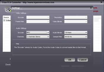 Free FLV to MP3 Converter screenshot 2