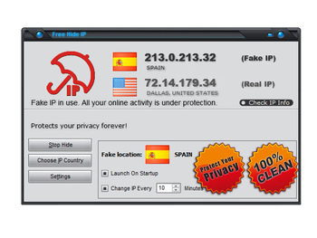 Free Hide IP screenshot