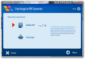 Free Image to PDF Converter screenshot