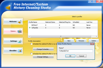 Free Internet/System History Cleaning Studio screenshot 2