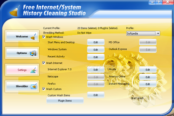 Free Internet/System History Cleaning Studio screenshot 4