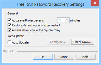 Free RAR Password Recovery screenshot 3