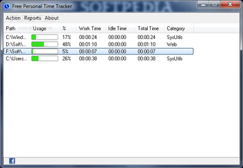 Free Time Tracker screenshot