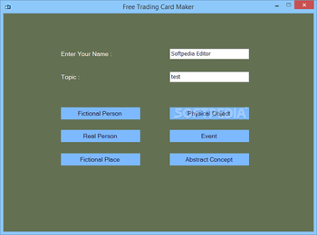 Free Trading Card Maker screenshot