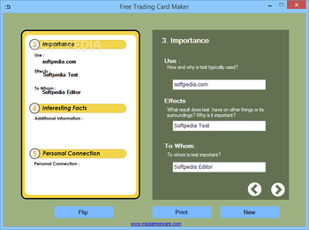 Free Trading Card Maker screenshot 5