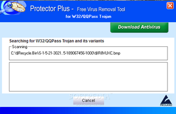 Free Virus Removal Tool for W32/QQPass Trojan screenshot 2