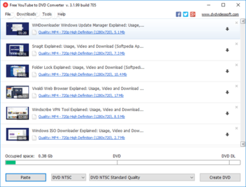 Free YouTube to DVD Converter screenshot