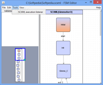 FSM Editor screenshot 2