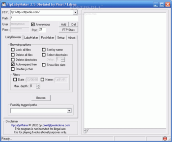 FtpLabyMaker screenshot