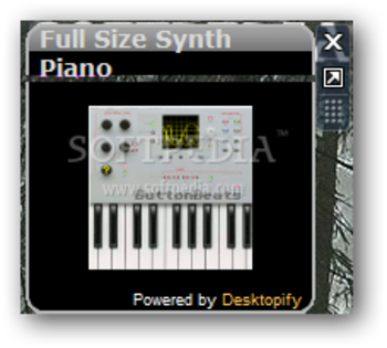 Full Size Synth Piano screenshot