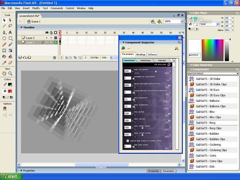 GaDGeTS AS2, Flash Animation Components screenshot 2