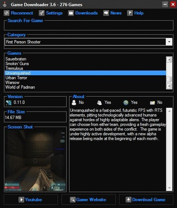 Game Downloader Portable screenshot