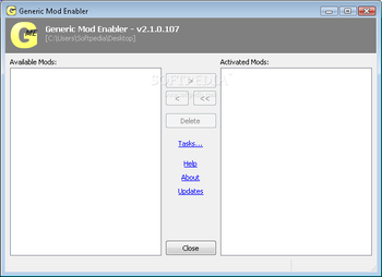 Generic Mod Enabler (jsgme) screenshot