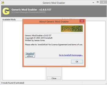 Generic Mod Enabler (jsgme) screenshot 2