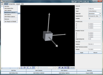 Geometry Definition Tool for SPENVIS screenshot 2