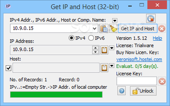 Get IP and Host screenshot