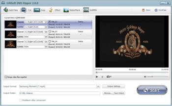 Gilisoft DVD Ripper Free screenshot