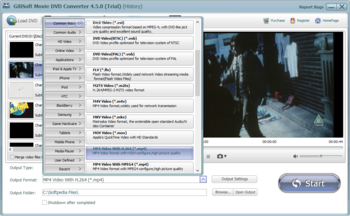Gilisoft Movie DVD Converter screenshot 3