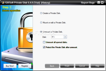 GiliSoft Private Disk screenshot