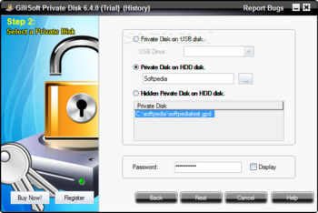 GiliSoft Private Disk screenshot 3