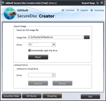 GiliSoft Secure Disc Creator screenshot 3