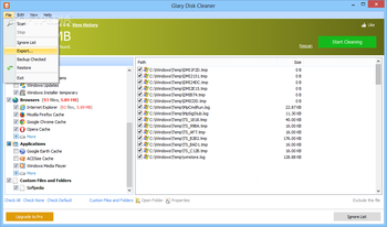 Glary Disk Cleaner screenshot 3