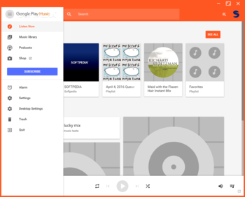 Google Play Music Desktop Player screenshot 2