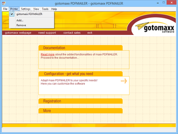 gotomaxx PDFMAILER screenshot 7