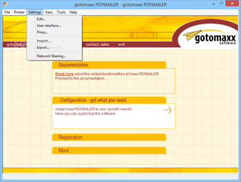 gotomaxx PDFMAILER screenshot 8