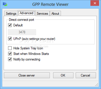GPP Remote Server screenshot 2