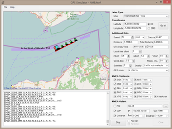 GPS Simulator screenshot