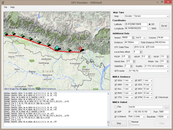 GPS Simulator screenshot 2