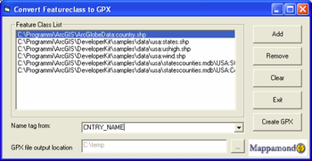 GPX Converter for ArcGIS screenshot 2