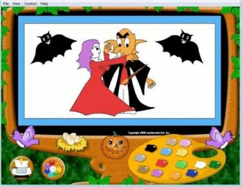 Halloween Coloring Game screenshot