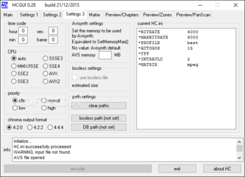 HC Encoder screenshot 4