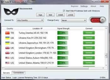 Hide IP Address Safe screenshot 2