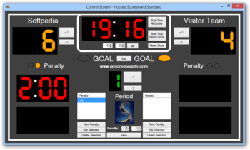 Hockey Scoreboard Standard screenshot 2