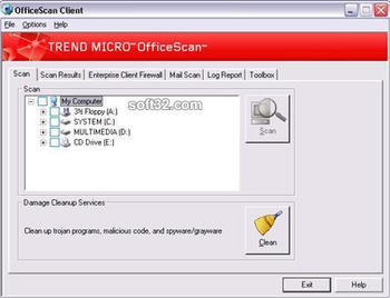 Hosted antivirus using OfficeScan screenshot 3