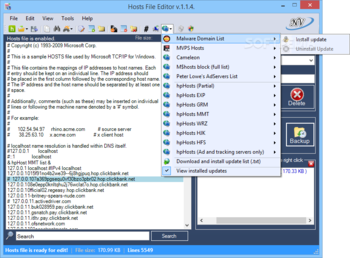 Hosts File Editor screenshot 3