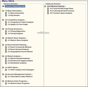 Hotel Marketing/ Revenue Plan Software System screenshot 2