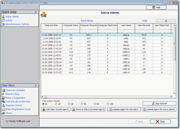 HSLAB Access Control NEF screenshot 2