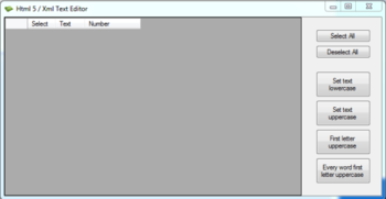 Html 5 XMLText Editor screenshot 2