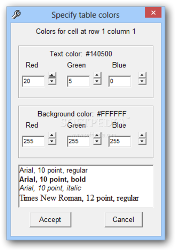 HTML Table Creator Tool screenshot 3