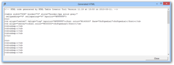 HTML Table Creator Tool screenshot 6