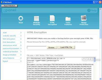 HTMLBlock v1.90 screenshot