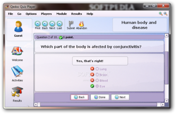 Human body and disease screenshot