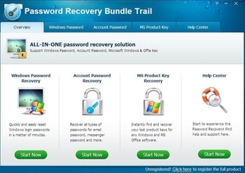 iAidsoft Password Recovery Bundle screenshot
