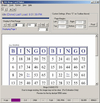 IBA Bingo Card Maker screenshot