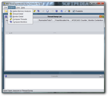 IBM Thread and Monitor Dump Analyzer for Java Technology screenshot 2