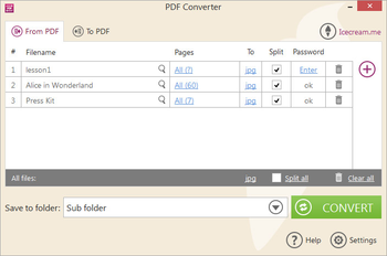 Icecream PDF Converter screenshot 2